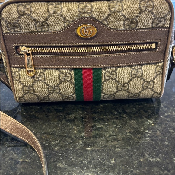 🌟 Gucci GG Supreme Mini Ophidia Crossbody Bag 🌟 - Picture 9 of 13